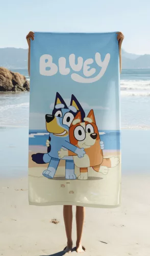 Bluey Beach Hug fürdőlepedő, strand törölköző 70x140cm