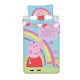 Peppa malac Jump In ágyneműhuzat 140×200cm, 70×90 cm