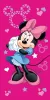 Disney Minnie Pink Star fürdőlepedő, strand törölköző 70x140cm