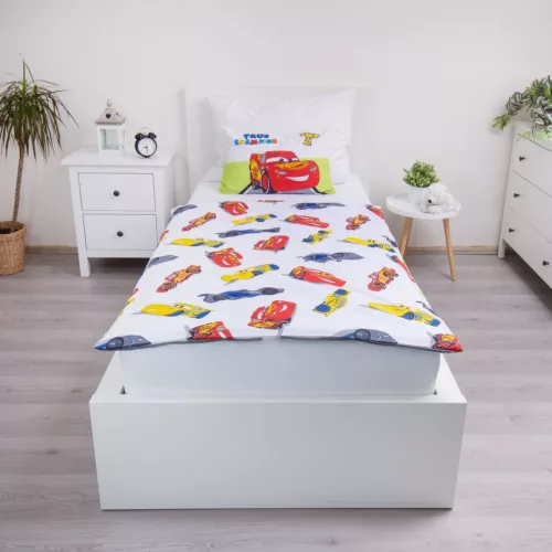 Disney Verdák Champion gyerek, ovis ágyneműhuzat 100×135 cm, 40×60 cm