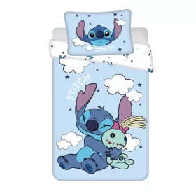   Disney Lilo és Stitch, A csillagkutya Clouds gyerek, ovis ágyneműhuzat 100×135 cm, 40×60 cm