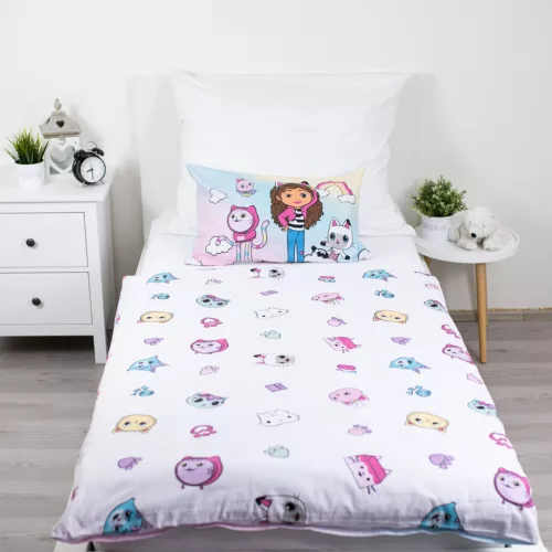 Gabi babaháza Sugar Dream gyerek, ovis ágyneműhuzat 100×135cm, 40×60 cm