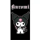 Hello Kitty Kuromi Black fürdőlepedő, strand törölköző 70x140cm