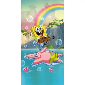   SpongyaBob Tropical Duo fürdőlepedő, strand törölköző 70x140cm