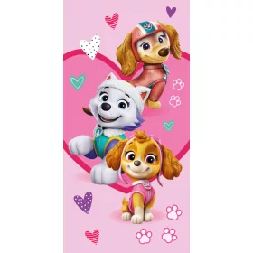   Mancs Őrjárat Puppy Love fürdőlepedő, strand törölköző 70x140cm (Fast Dry)