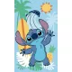 Disney Lilo és Stitch, a csillagkutya Ananas kéztörlő, arctörlő, törölköző 30x50cm