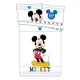 Disney Mickey Colors gyerek, ovis ágyneműhuzat 100×135cm, 40×60 cm