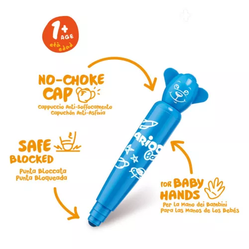 Macis bébi filctoll készlet - 12 db-os kimosható - Carioca