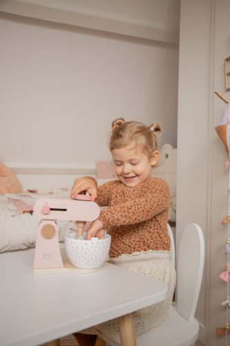 Label-Label Mixer szett fából - Rózsaszín