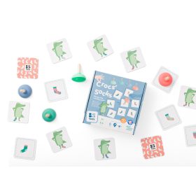   Keresd a krokodil zokniját! - Tájékozódást fejlesztő társasjáték - BS Toys