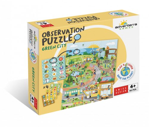 Játékos megfigyelő puzzle - Környezettudatos város