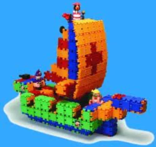 Clics építőjáték 8 in 1 157db-os, műanyag dobozos