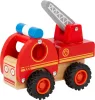 Legler - Fa tűzoltó autó gumikerékkel