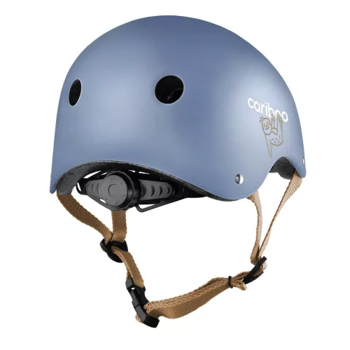 Cariboo bukósisak S méret, beépített lámpáva - Navy/Coffee