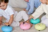 Baby Tambú Csilingelő rózsaszín gyerekhangszer, zenedob, handpan