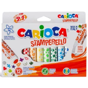 Carioca - Stamperello nyomdás végű filctoll 12 db-os
