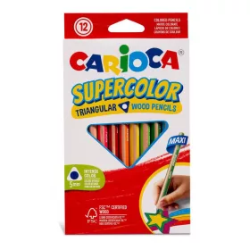   Carioca - Supercolor Maxi háromszögletű színesceruza 12 db-os
