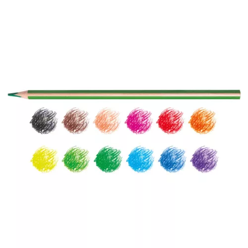 Carioca - Supercolor Maxi háromszögletű színesceruza 12 db-os