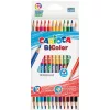 Carioca - Kétvégű háromszögletű színesceruza 12 db-os