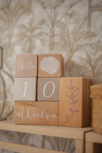 Label Label Fa mérföldkőkockák - Nugát