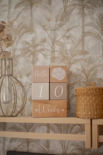 Label Label Fa mérföldkőkockák - Nugát