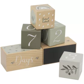 Label Label Fa mérföldkőkockák - Oliva