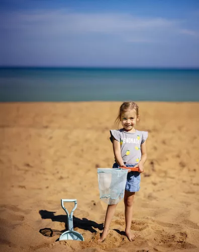 CompacToys 2az1-ben Strandjáték, lapát és háló