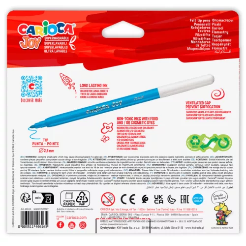 Carioca Joy 36 db-os filctoll készlet