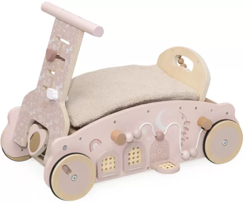 Label Label 3 az 1-ben Hintaló, Járássegítő és Kismotor - Rózsaszín