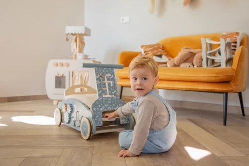 Label Label 3 az 1-ben Hintaló, Járássegítő és Kismotor - Kék