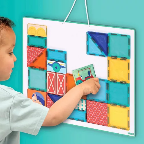 LUDI Mágneses építőkészlet