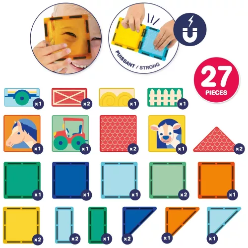 LUDI Mágneses építőkészlet