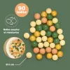 LUDI 90 db-os labdakészlet labdamedencéhez