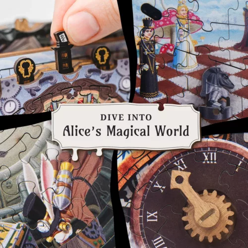 Alice Csodadoboza - CluePuzzle interaktív kirakós doboz rejtvényekkel