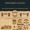 Titkos képkeret kirakós doboz - Szabadulószoba játék - Ajándékdoboz  - logikai 3D fa kirakós