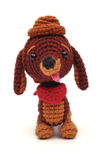 Graine Creative Amigurumi készlet – Tacskó (18 cm)