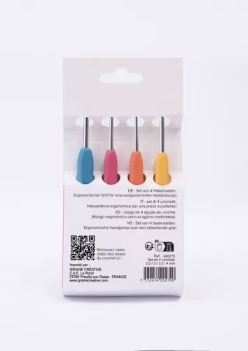 Graine Creative Horgolótű készlet (2,5 / 3 / 3,5 / 4 mm)