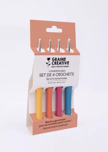 Graine Creative Horgolótű készlet (2,5 / 3 / 3,5 / 4 mm)