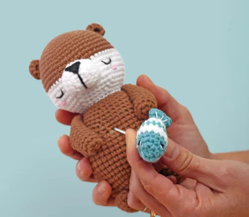 Graine Creative Amigurumi készlet - Zenélő tengeri vidra