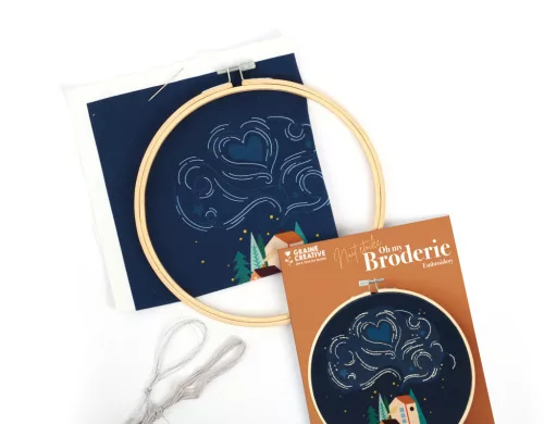 Graine Creative Hímzőkészlet – Éjszaka (20 cm)