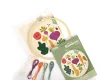 Graine Creative Hímzőkészlet – Zöldségeskert (20 cm)