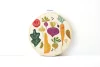 Graine Creative Hímzőkészlet – Zöldségeskert (20 cm)