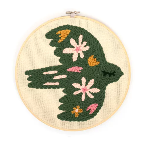 Graine Creative Punch needle hímzőkészlet – Madár