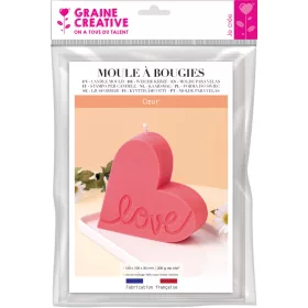 Graine Creative Gyertyaöntő forma - Szív