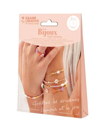 Graine Creative Ékszerkészítő készlet – Fehér és gyöngyház