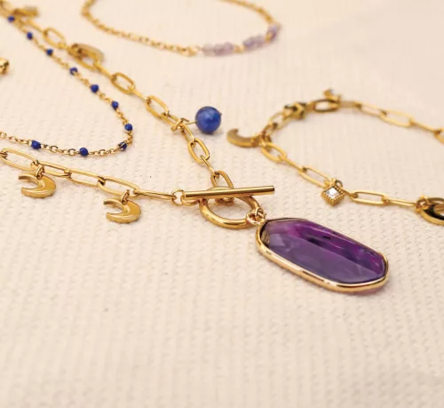 Graine Creative Rozsdamentes acél ékszerkészítő készlet – Lila