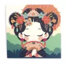 Graine Creative Gyémántfestő képeslap – Japán