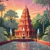 Graine Creative Gyémántfestő képeslap – India