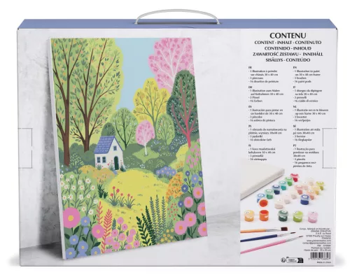 Graine Creative Számfestő – A béke szigete (30x40 cm)