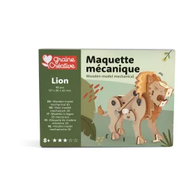 Graine Creative 3D fa modell – Oroszlán